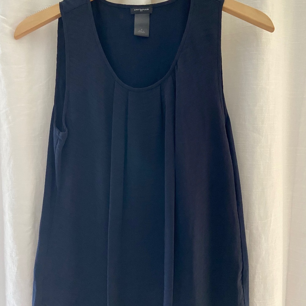 Ann Taylor blue blouse